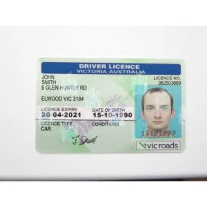 Australian drivers license