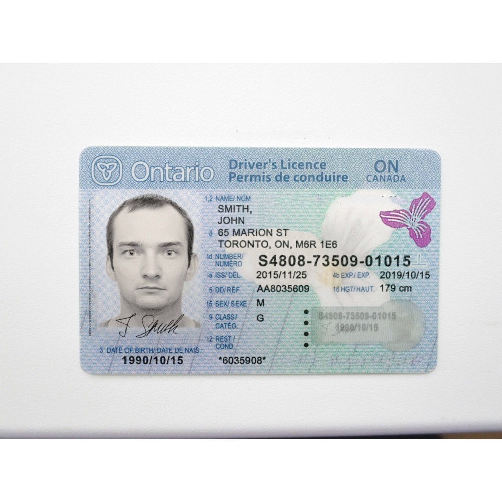 Driver s license. Ontario Driver License. Ontario Canada Driver License. Driver License Canada.