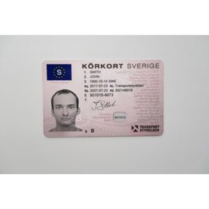 Swedish driver license