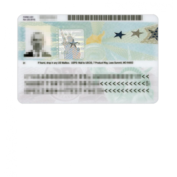 USA permanent residence permit