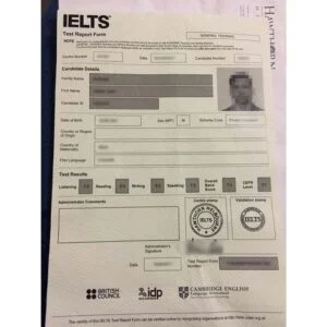 Purchase IELTS Certificate